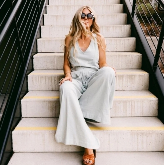 FREE PEOPLE - Next Level Wide Legs Jumpsuit - Picture 7 of 10